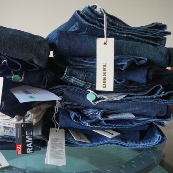 15 Pairs of Diesel Denim Jeans NWT - Picture 2 of 7